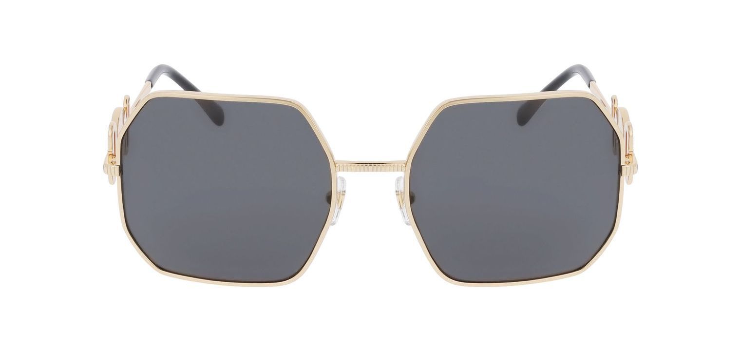 Versace Rectangle Sunglasses 0VE2248 Gold for Woman