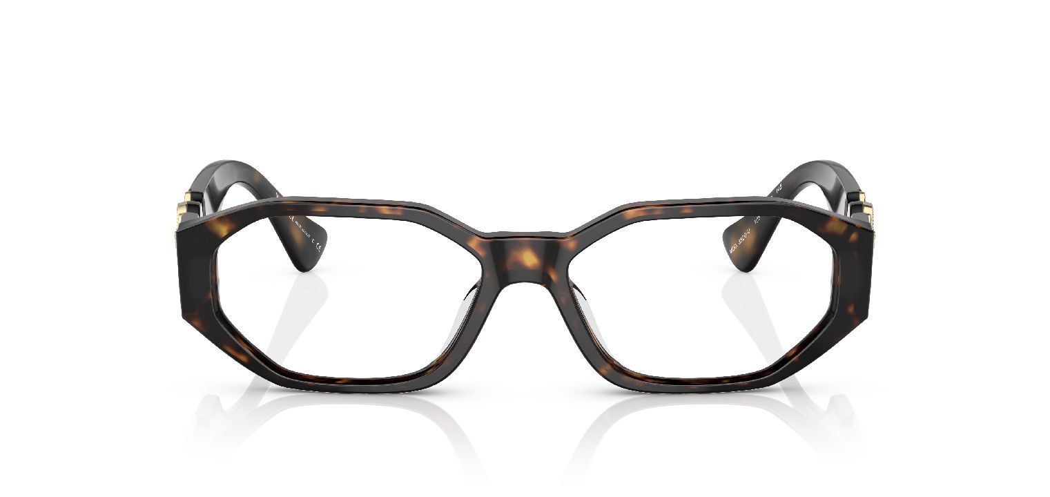 Versace Oval Brillen 0VE3320U Schildpatt für Dame
