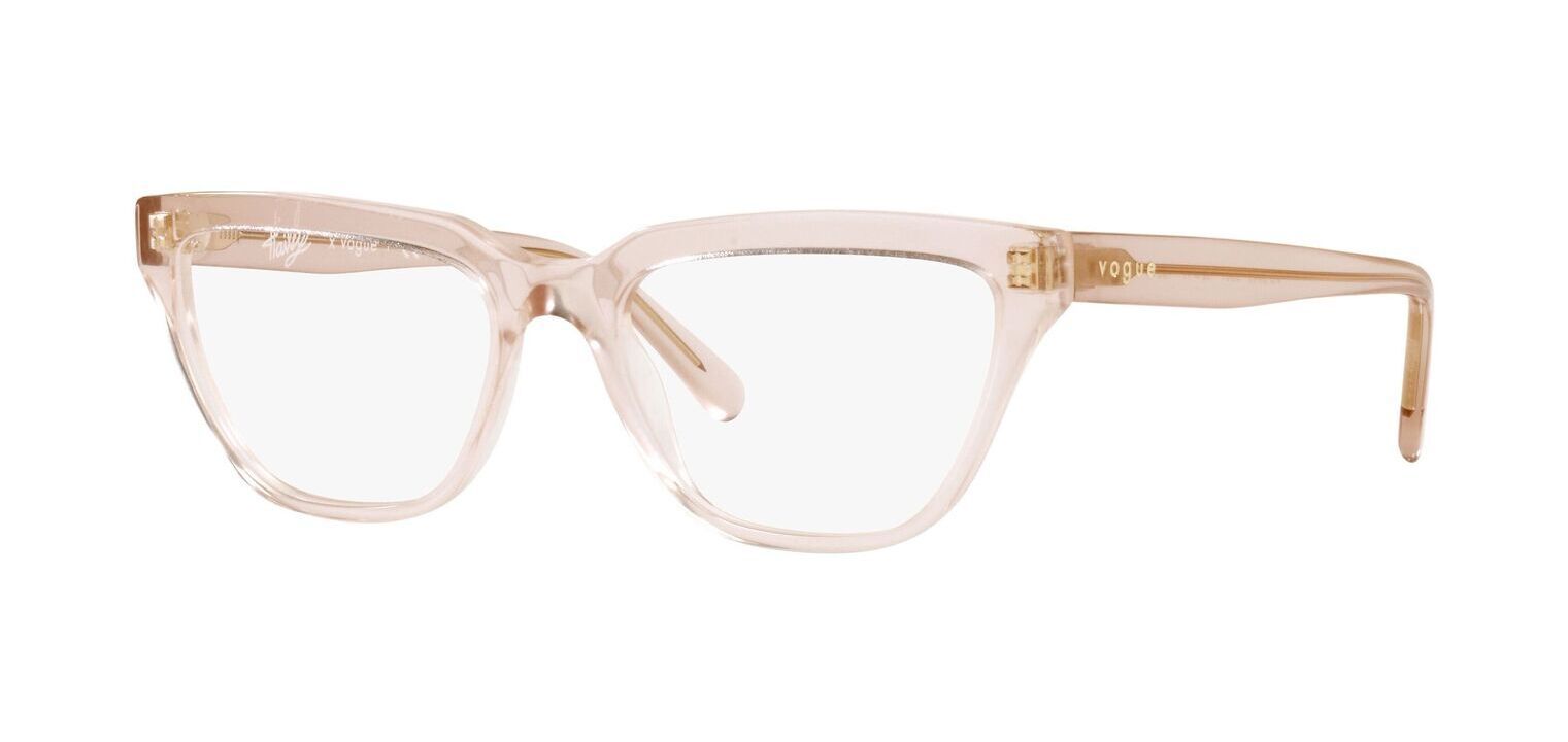 Vogue Rectangle Eyeglasses 0VO5443 White for Woman