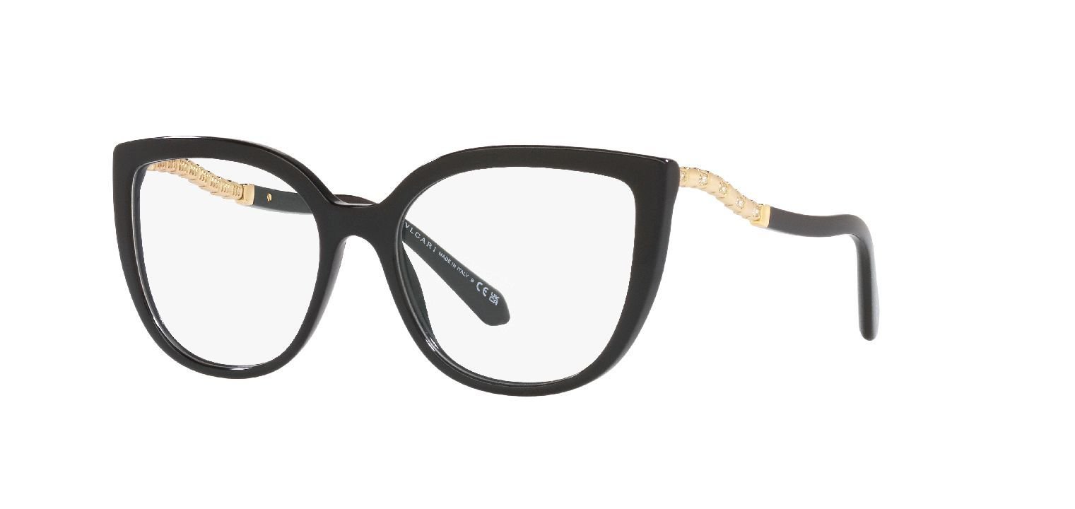 Lunettes de vue Bvlgari Papillon 0BV4214B Noir pour Femme Visilab