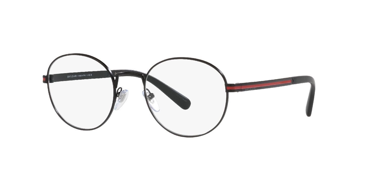Bvlgari Rund Brillen 0BV1119 Schwarz für Herr