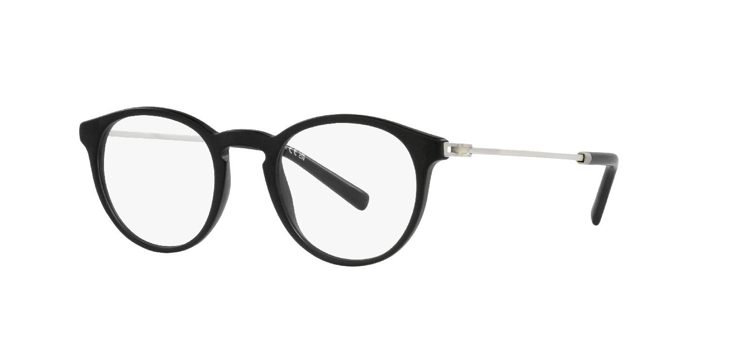 Bvlgari Rund Brillen 0BV3052 Schwarz für Herr