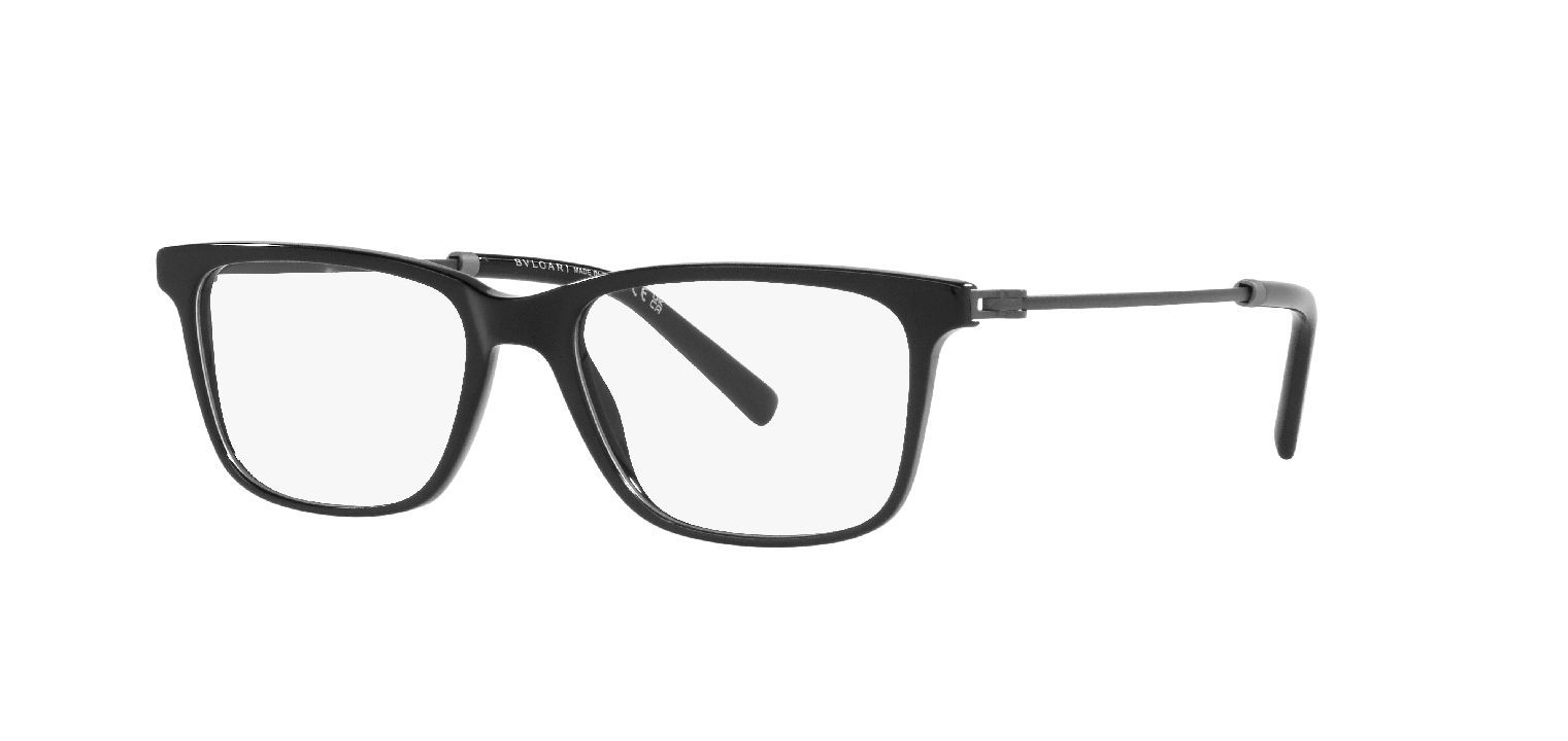 Bvlgari Rechteckig Brillen 0BV3053 Schwarz für Herr