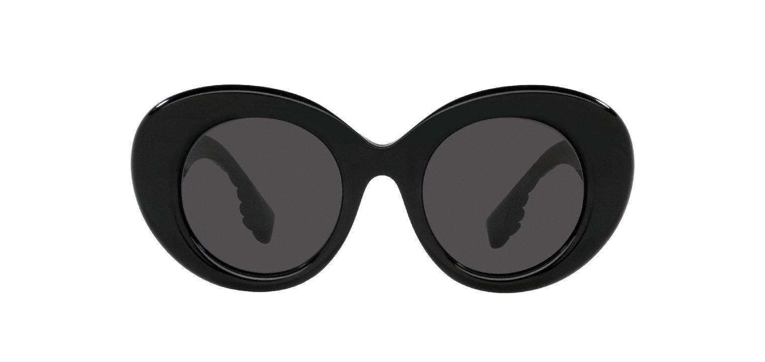 Burberry Rund Sonnenbrillen 0BE4370U Schwarz für Dame