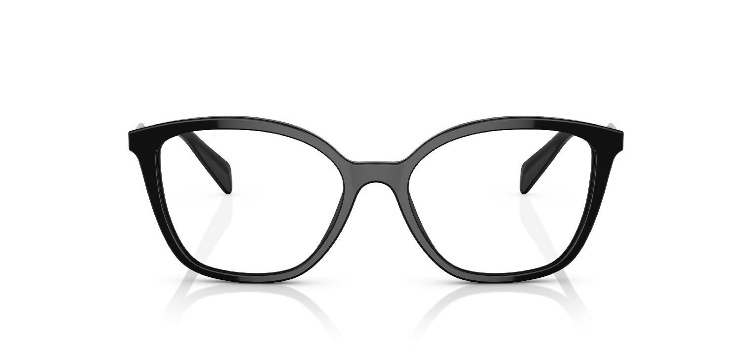 Prada Schmetterling Brillen 0PR 02ZV Schwarz für Damen