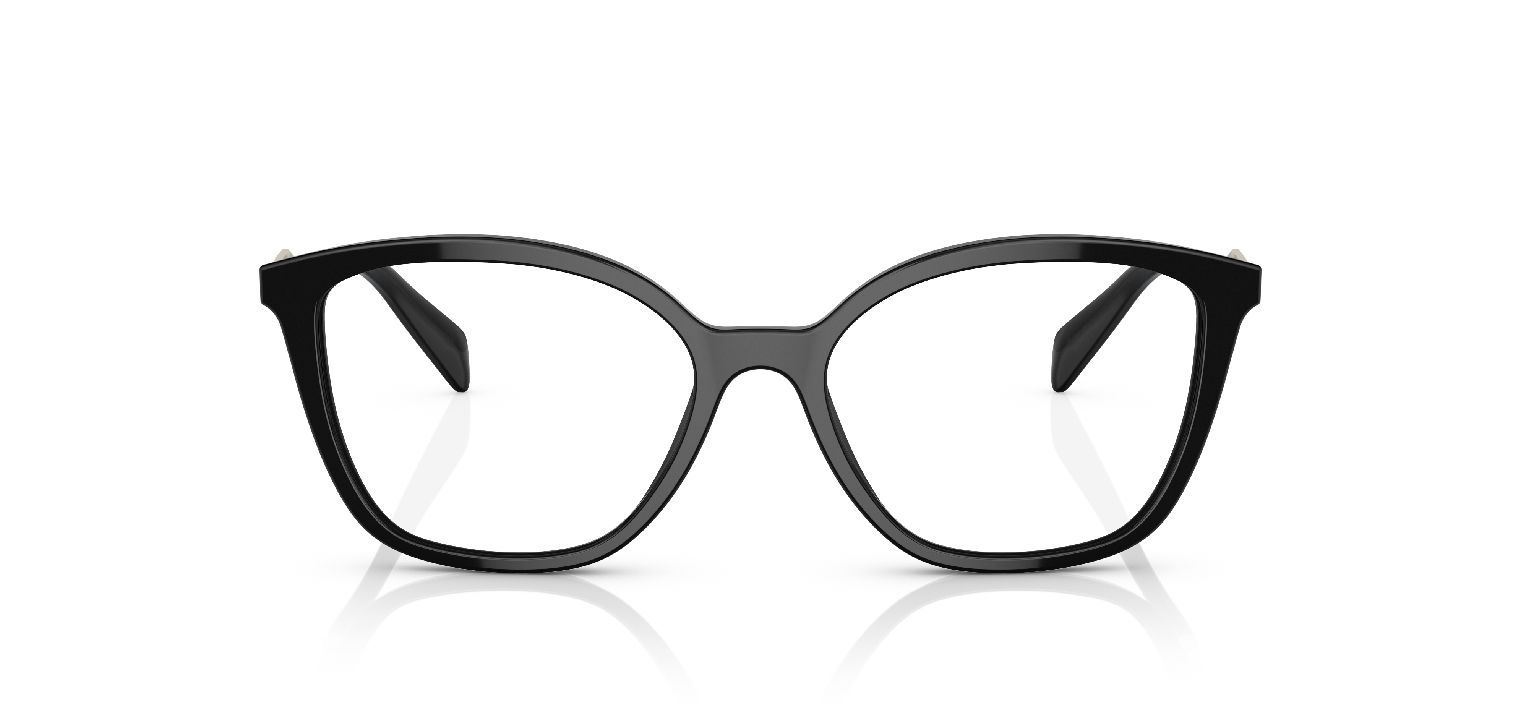 Prada Schmetterling Brillen 0PR 02ZV Schwarz für Dame