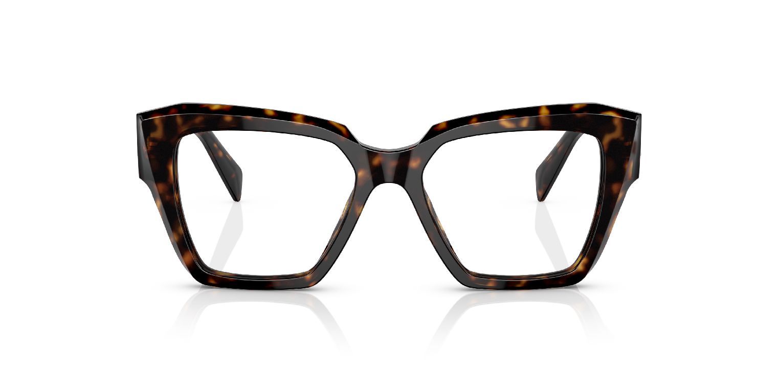 Prada Carré Eyeglasses 0PR 09ZV Tortoise shell for Woman
