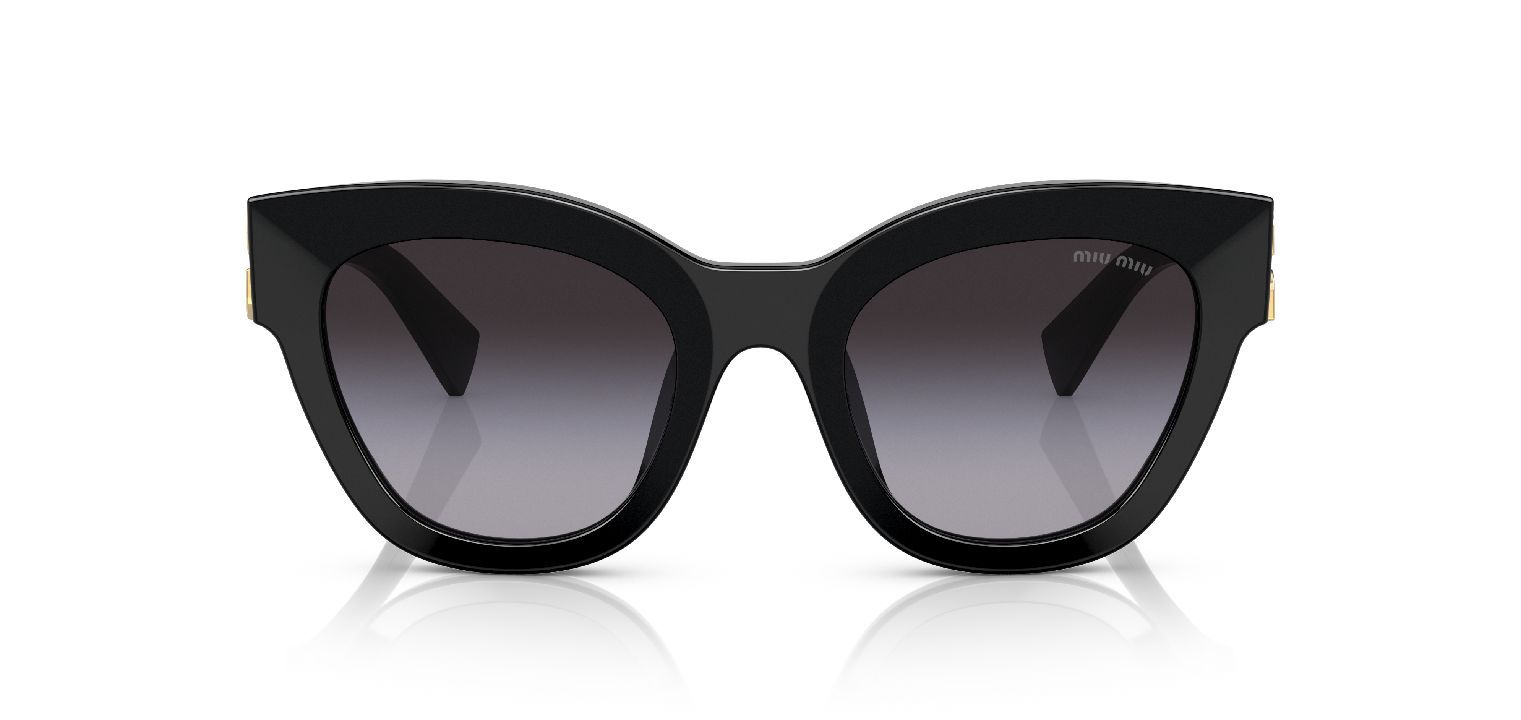 Lunettes de soleil Miu Miu Carré 0MU 01YS Noir pour Femme