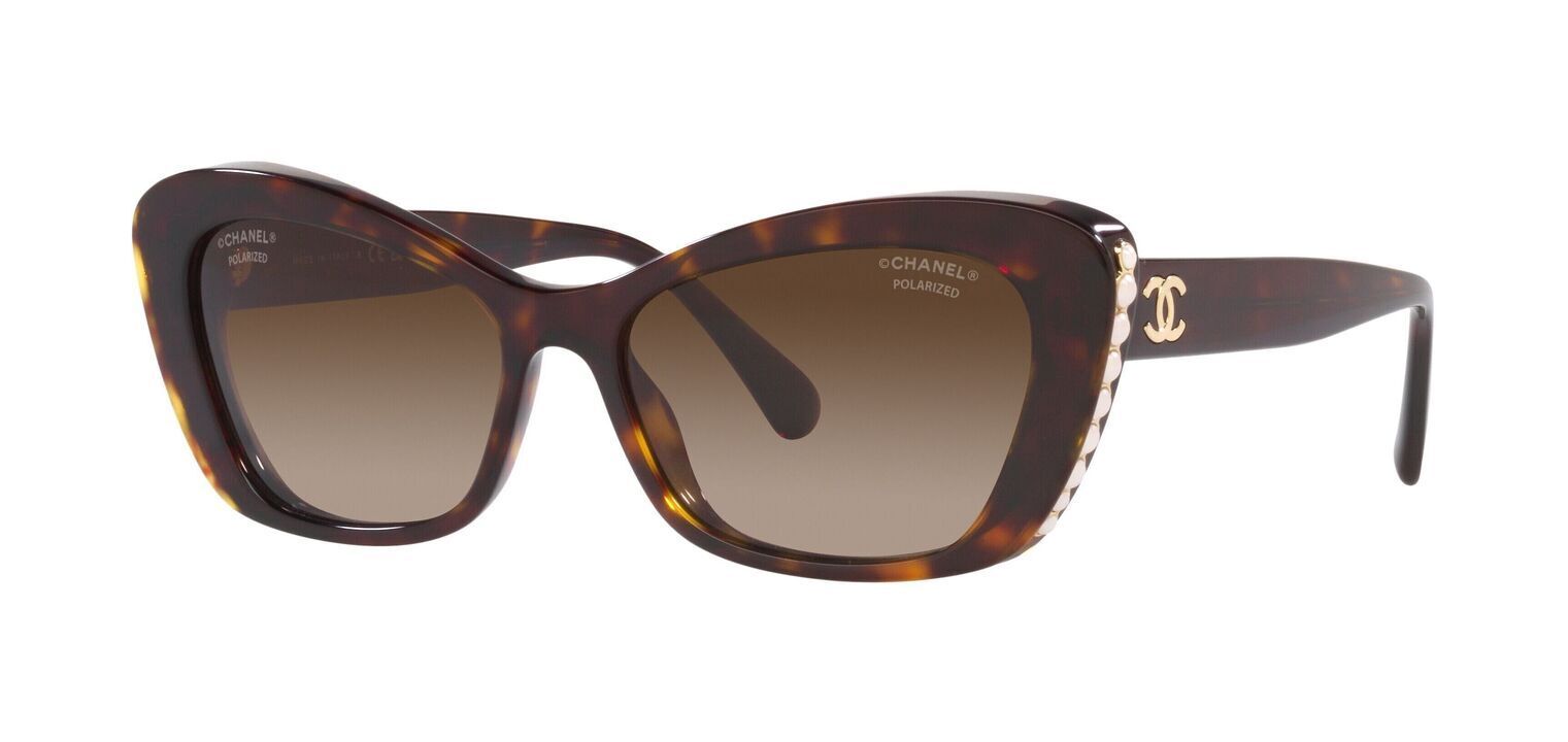Chanel Schmetterling Sonnenbrillen 0CH5481H Schildpatt für Dame