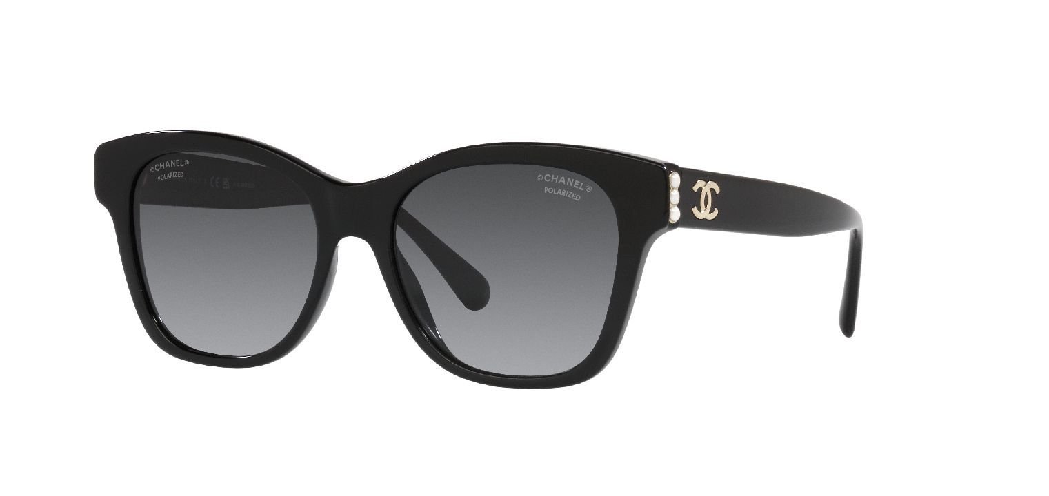 Lunettes de soleil Chanel Rectangle 0CH5482H Noir pour Femme