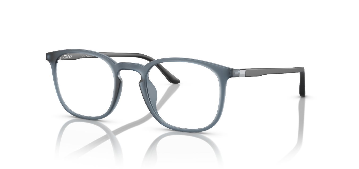 Philippe Starck Rund Brillen 0SH3088 Blau für Herren