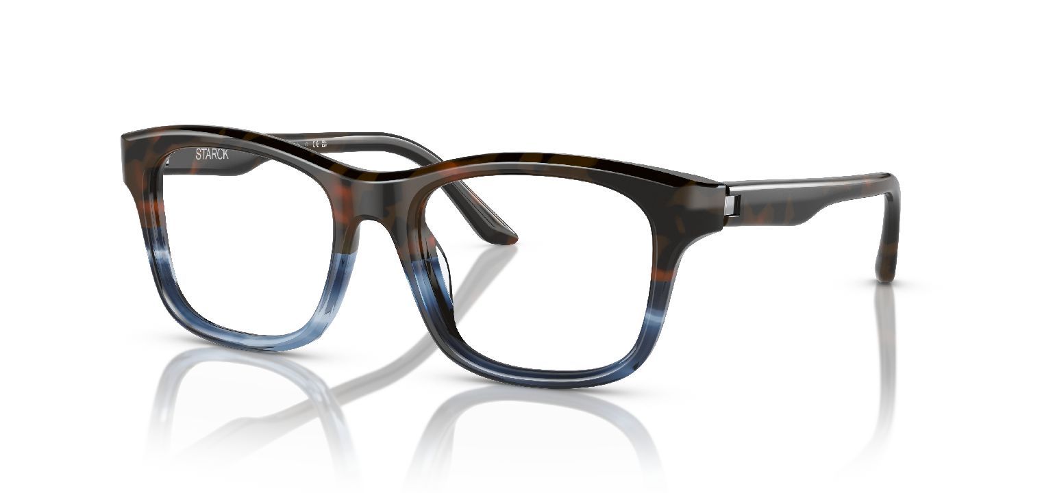 Lunettes de vue Philippe Starck Carré 0SH3090 Ecaille pour Homme
