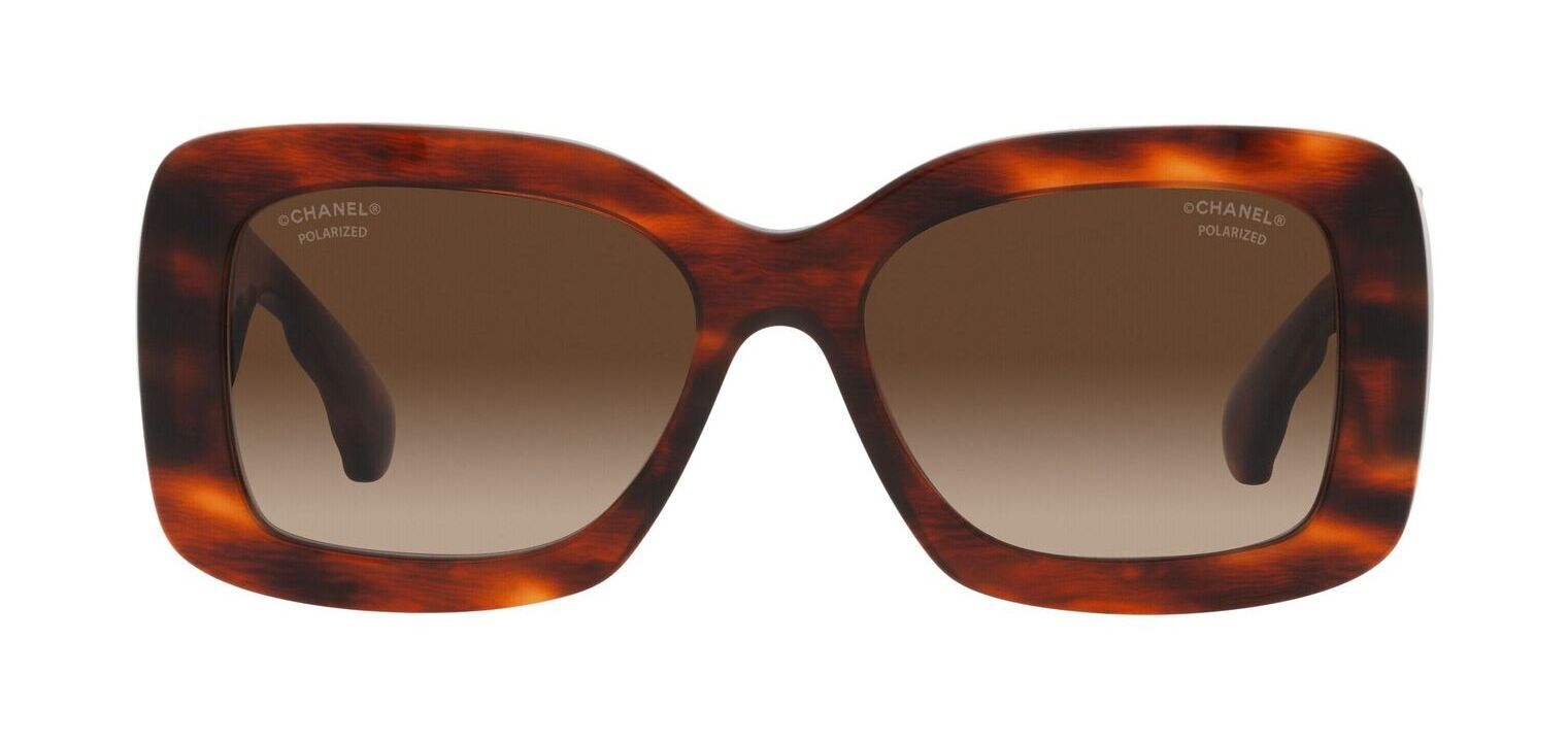 Chanel Rechteckig Sonnenbrillen 0CH5483 Schildpatt für Dame