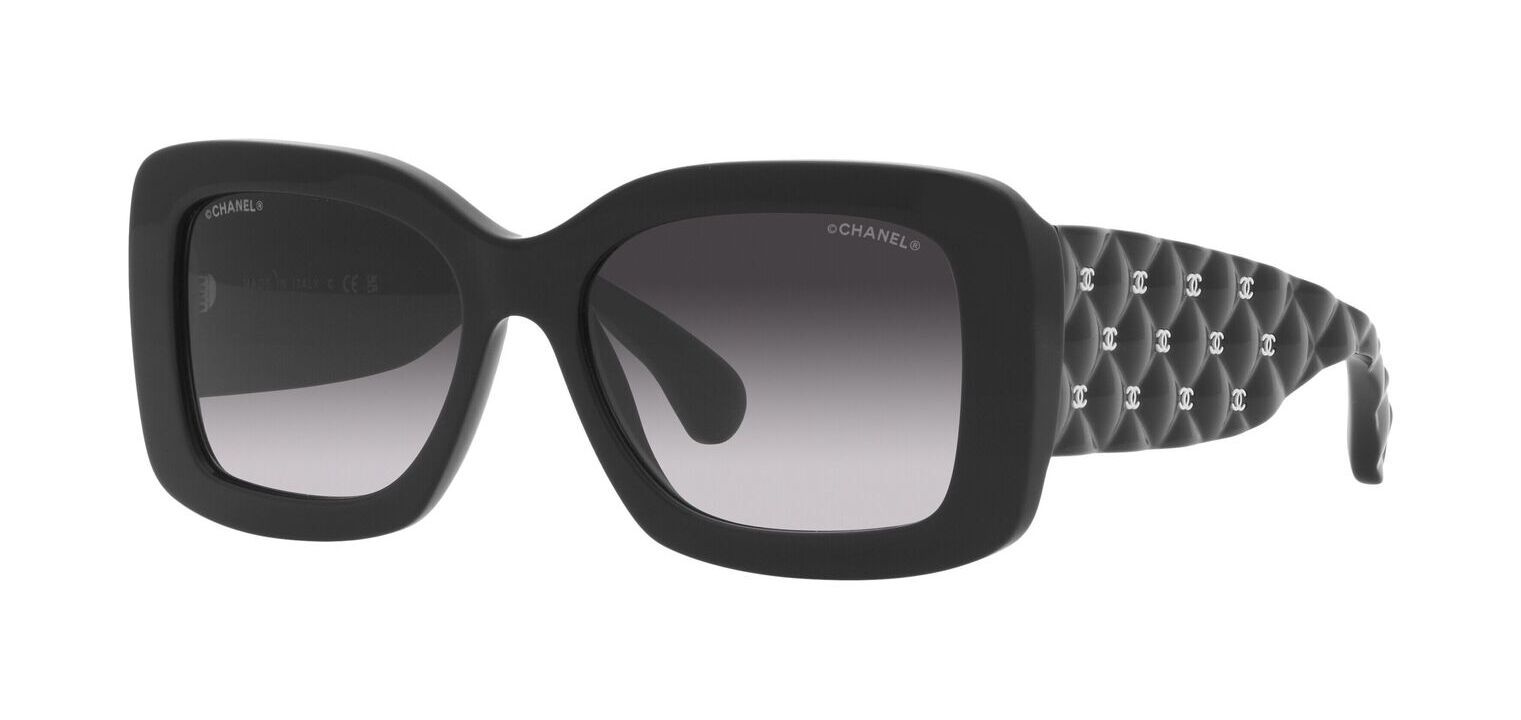 Chanel Rechteckig Sonnenbrillen 0CH5483 Schwarz für Dame
