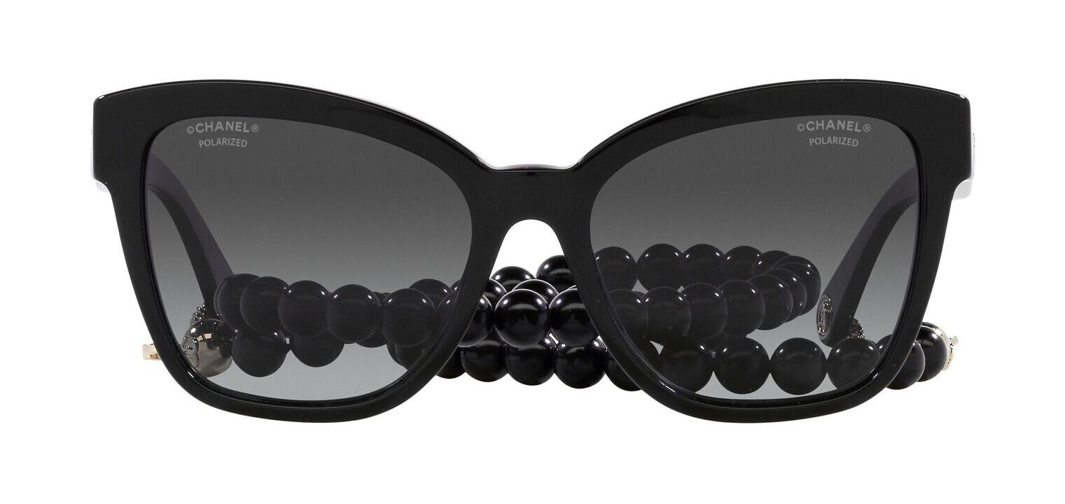 Chanel Rectangle Sunglasses 0CH5487 Black for Woman