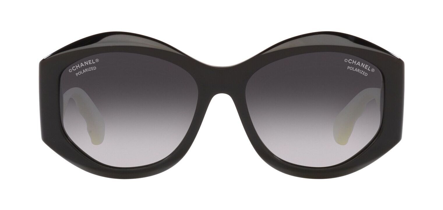 Chanel Oval Sonnenbrillen 0CH5486 Schwarz für Dame