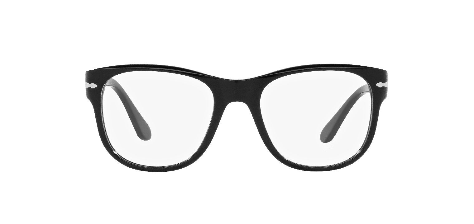 Persol Quadratisch Brillen 0PO3312V Schwarz für Herr