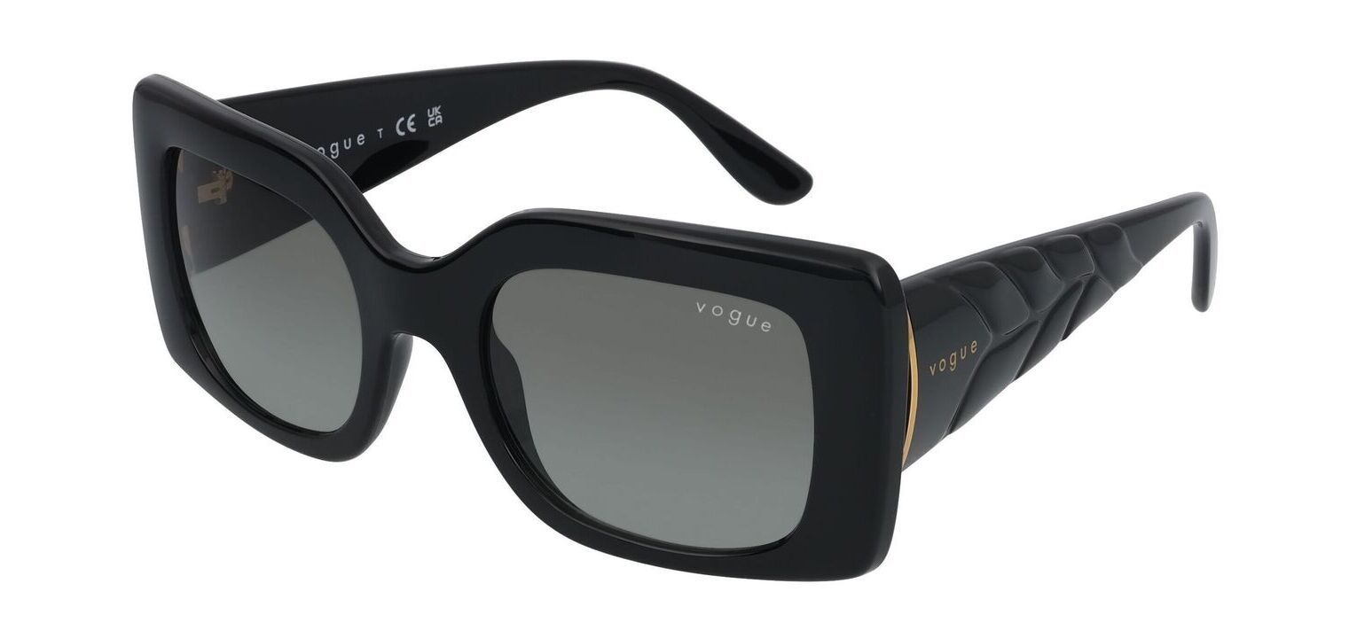 Vogue Rechteckig Sonnenbrillen 0VO5481S Schwarz für Damen