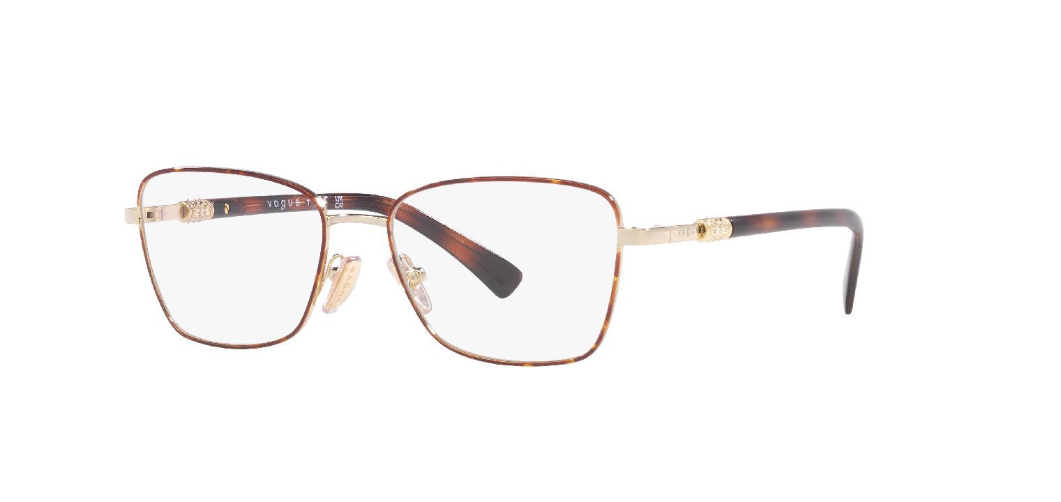 Vogue Schmetterling Brillen 0VO4271B Havana für Dame
