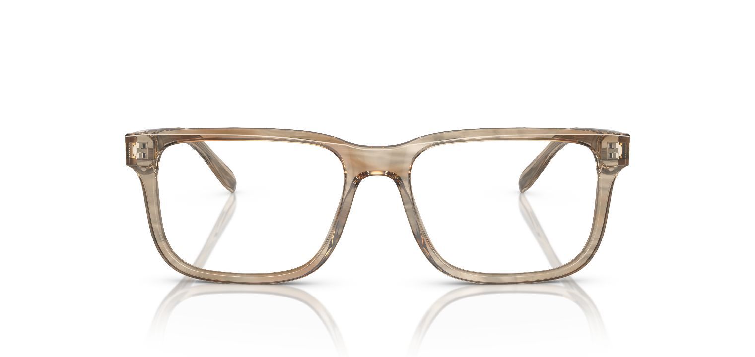 Lunettes de vue Emporio Armani Rectangle 0EA3218 Marron pour Homme