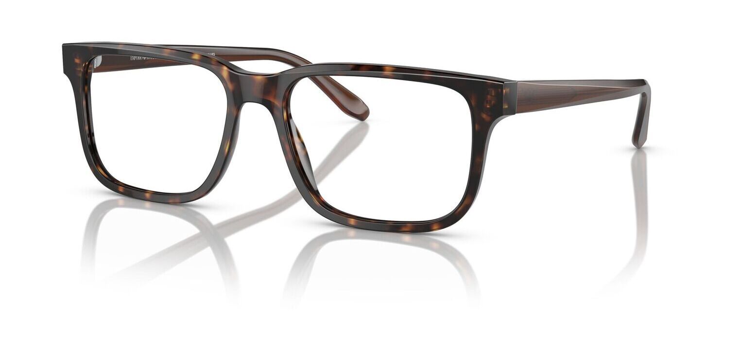 Emporio Armani Rectangle Eyeglasses 0EA3218 Tortoise shell for Man