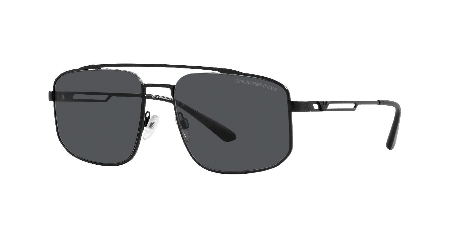 Emporio Armani Rechteckig Sonnenbrillen 0EA2139 Schwarz für Herr