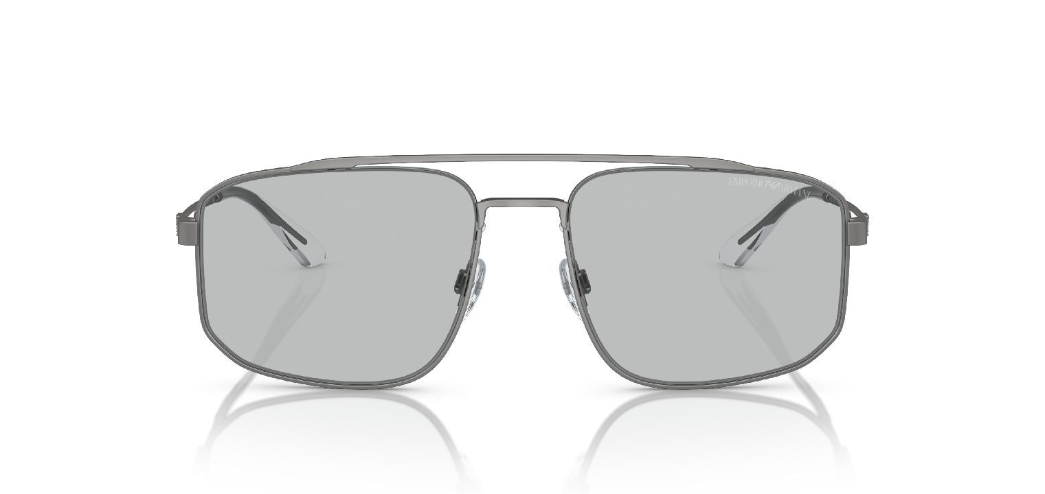 Emporio Armani Rechteckig Sonnenbrillen 0EA2139 Grau für Herr