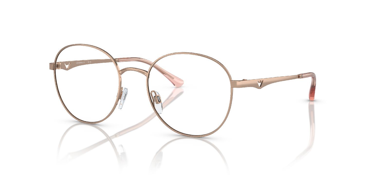 Lunettes de vue Emporio Armani Carré 0EA1144 Rose pour Femme