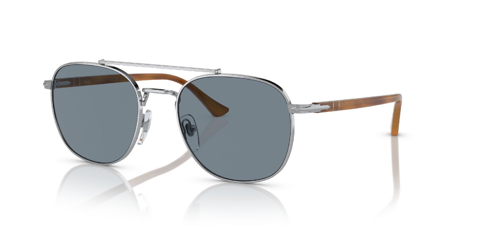 Lunettes de soleil Persol Carré 0PO1006S Argenté pour Homme-Femme