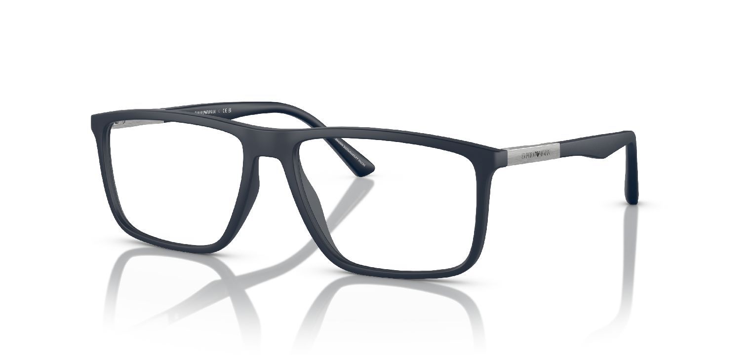 Emporio Armani Rechteckig Brillen 0EA3221 Blau für Herr