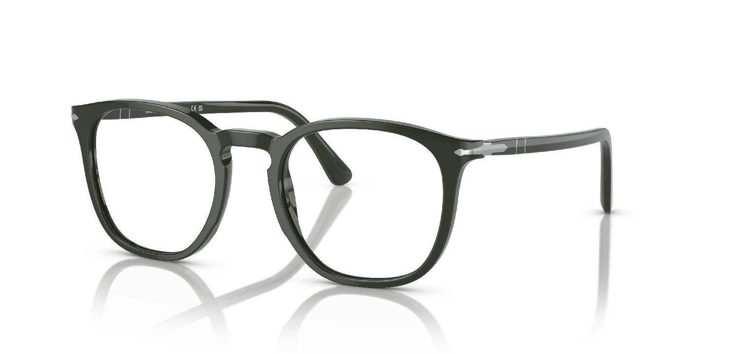 Lunettes de vue Persol Ronde 0PO3318V Vert pour Homme