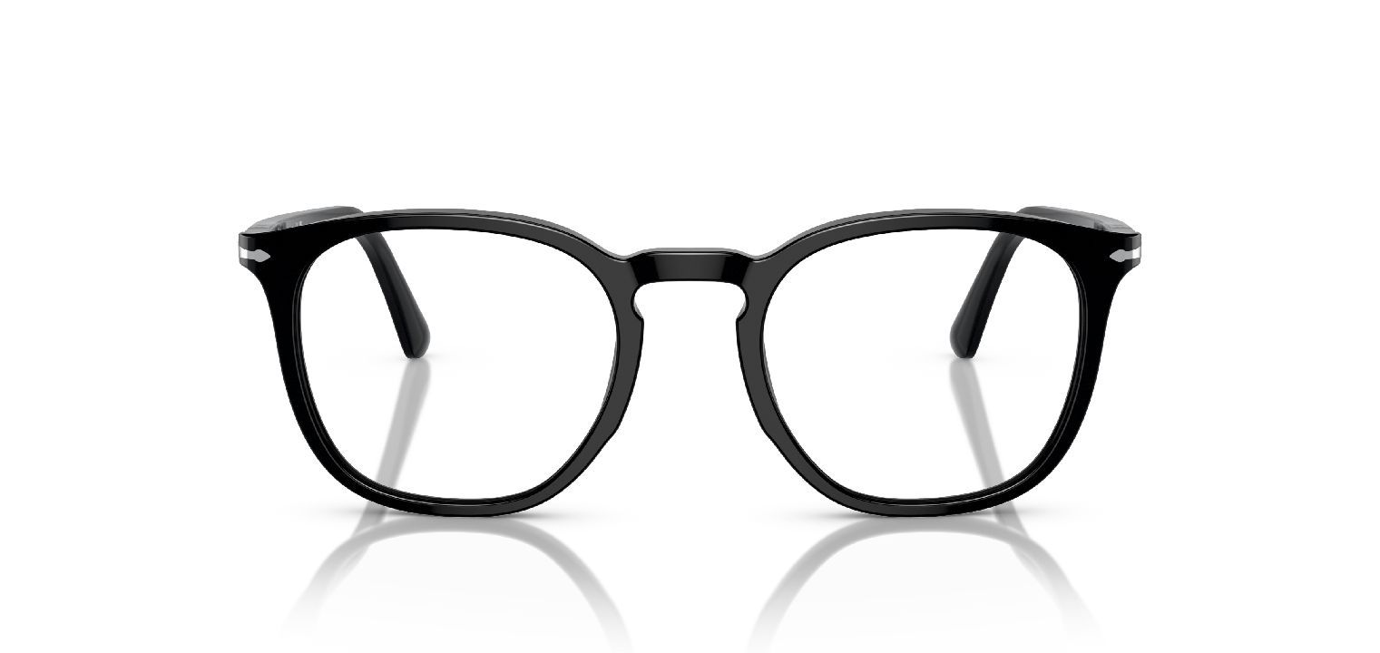 Lunettes de vue Persol Ronde 0PO3318V Noir pour Homme