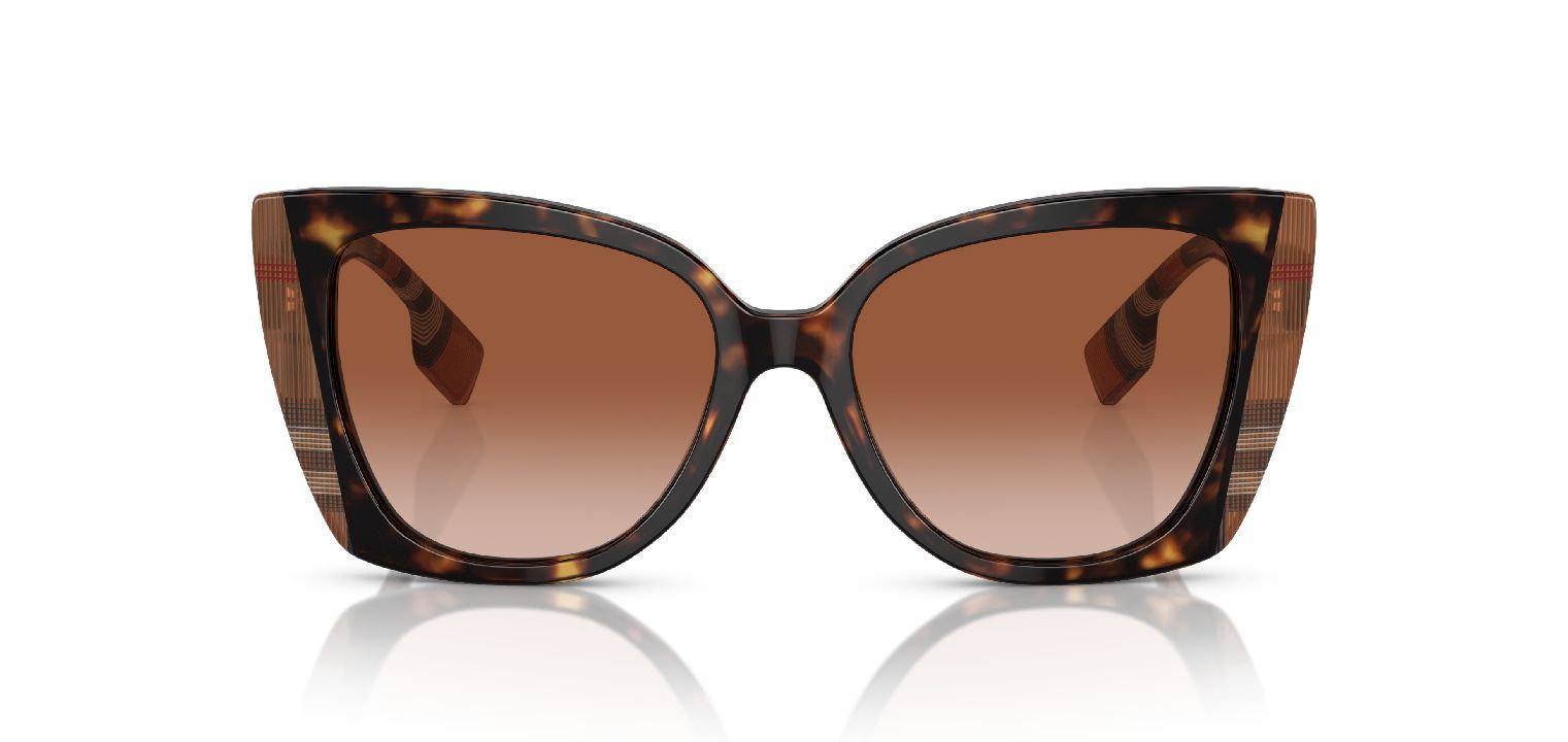 Burberry Schmetterling Sonnenbrillen 0BE4393 Schildpatt für Damen