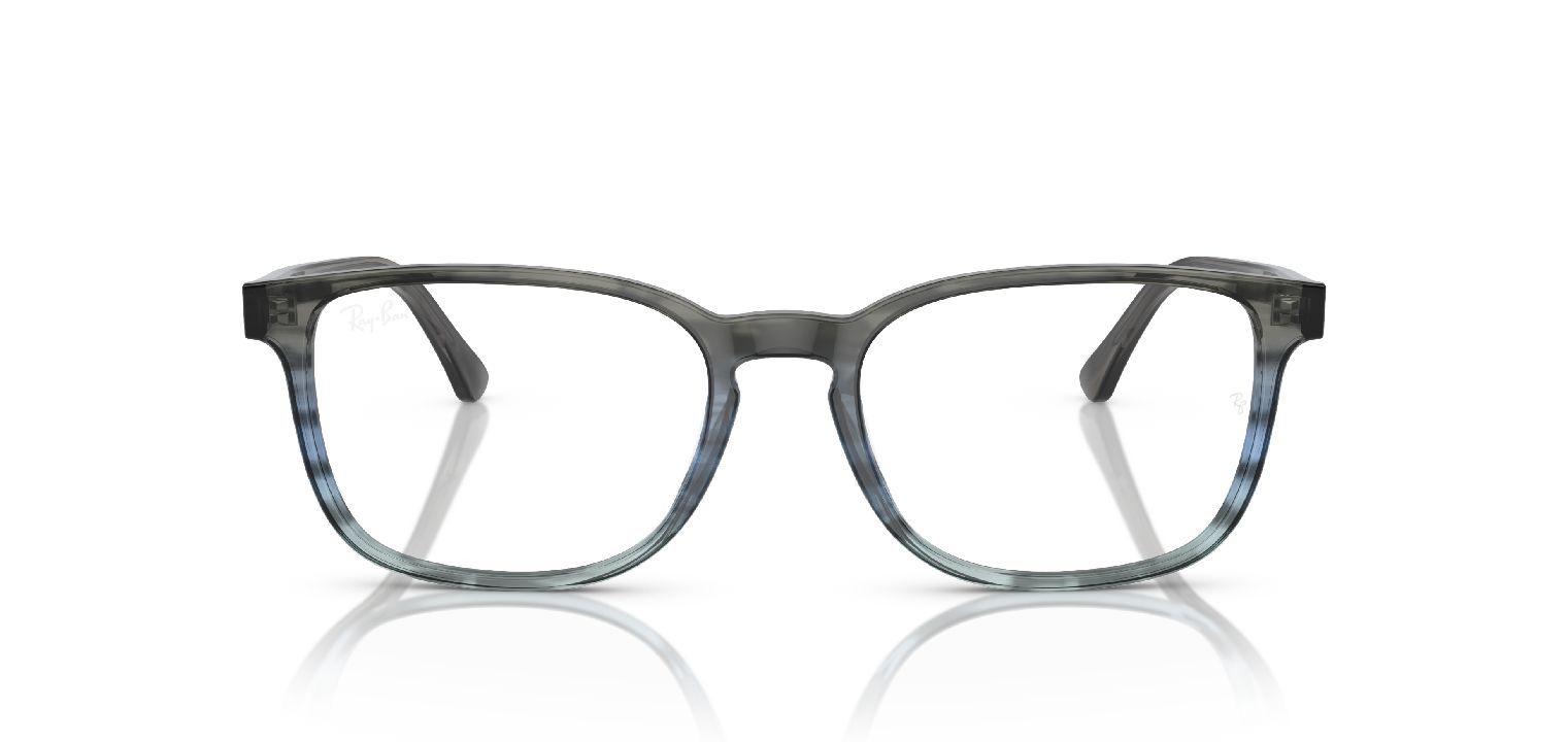 Lunettes de vue Ray-Ban Carré 0RX5418 Gris pour Homme-Femme