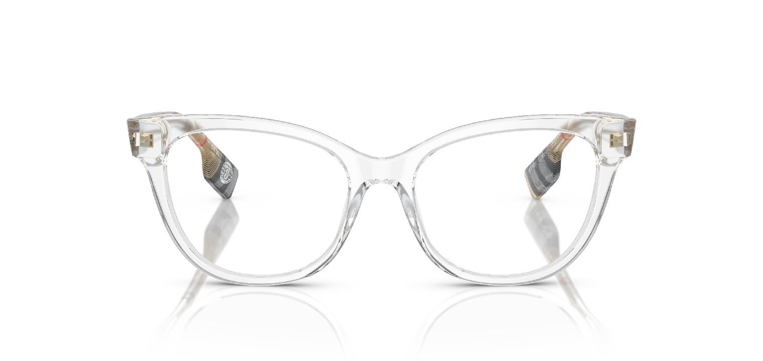 Burberry Cat Eye Eyeglasses 0BE2375 Transparent for Woman