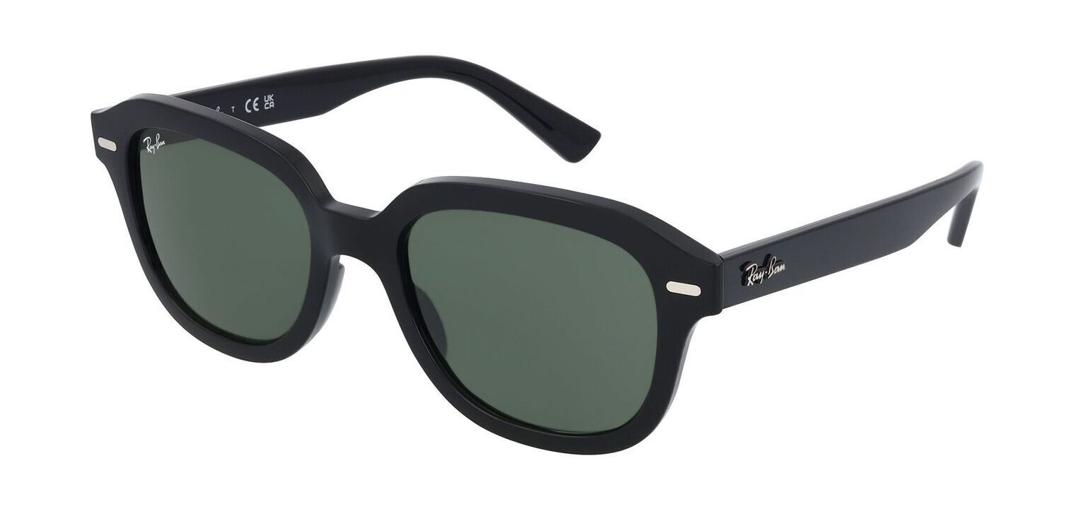 Lunettes de soleil Ray-Ban Carré 0RB4398 Noir pour Homme-Femme