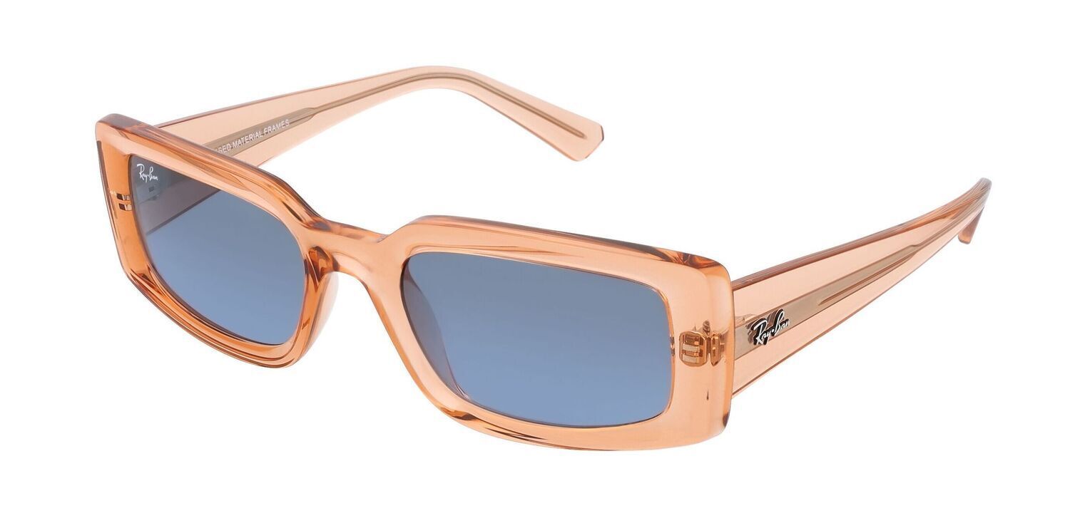 Lunettes de soleil Ray-Ban Carré 0RB4395 Orange pour Homme-Femme