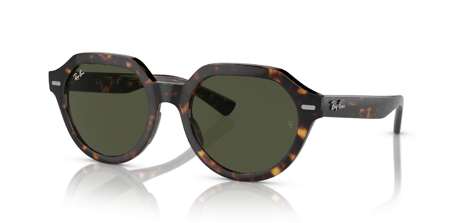 Ray-Ban Quadratisch Sonnenbrillen 0RB4399 Schildpatt für Damen/Herren