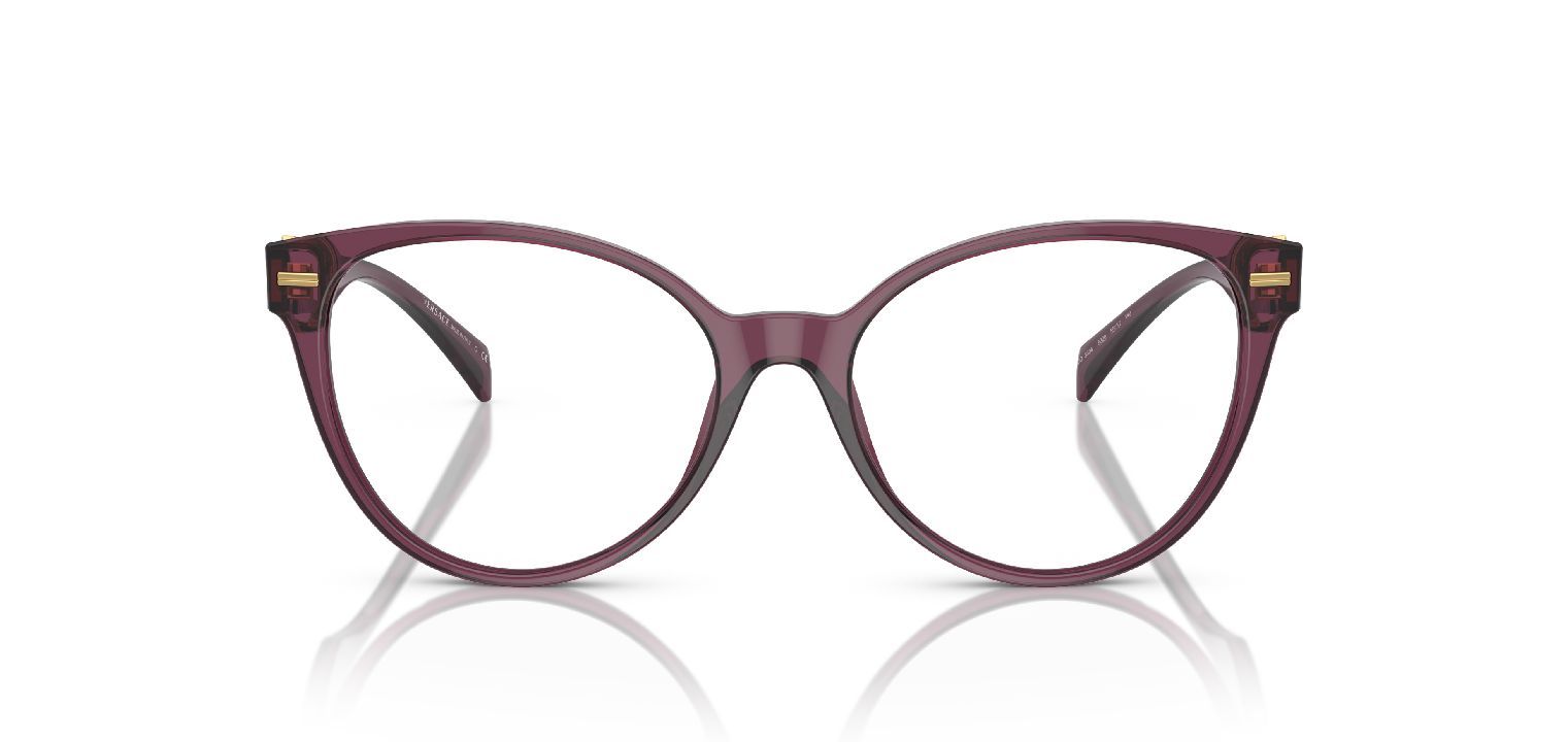 Versace Cat Eye Eyeglasses 0VE3334 Purple for Woman