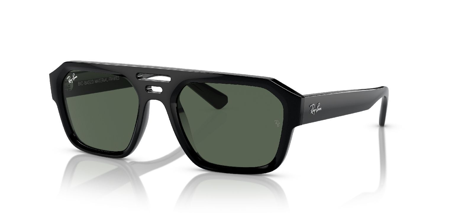 Lunettes de soleil Ray-Ban Rectangle 0RB4397 Noir pour Homme-Femme