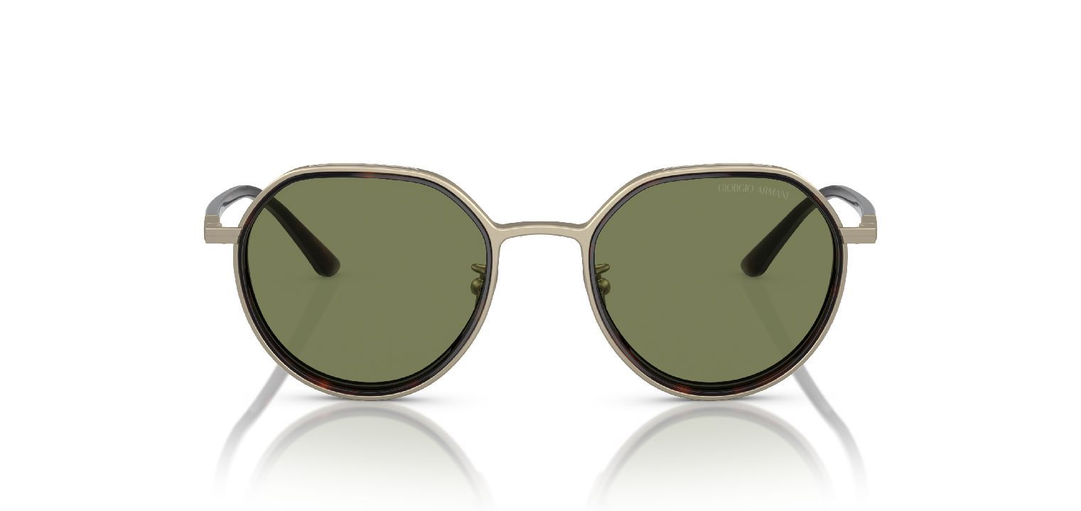 Giorgio Armani Rund Sonnenbrillen 0AR6144 Gold für Herren