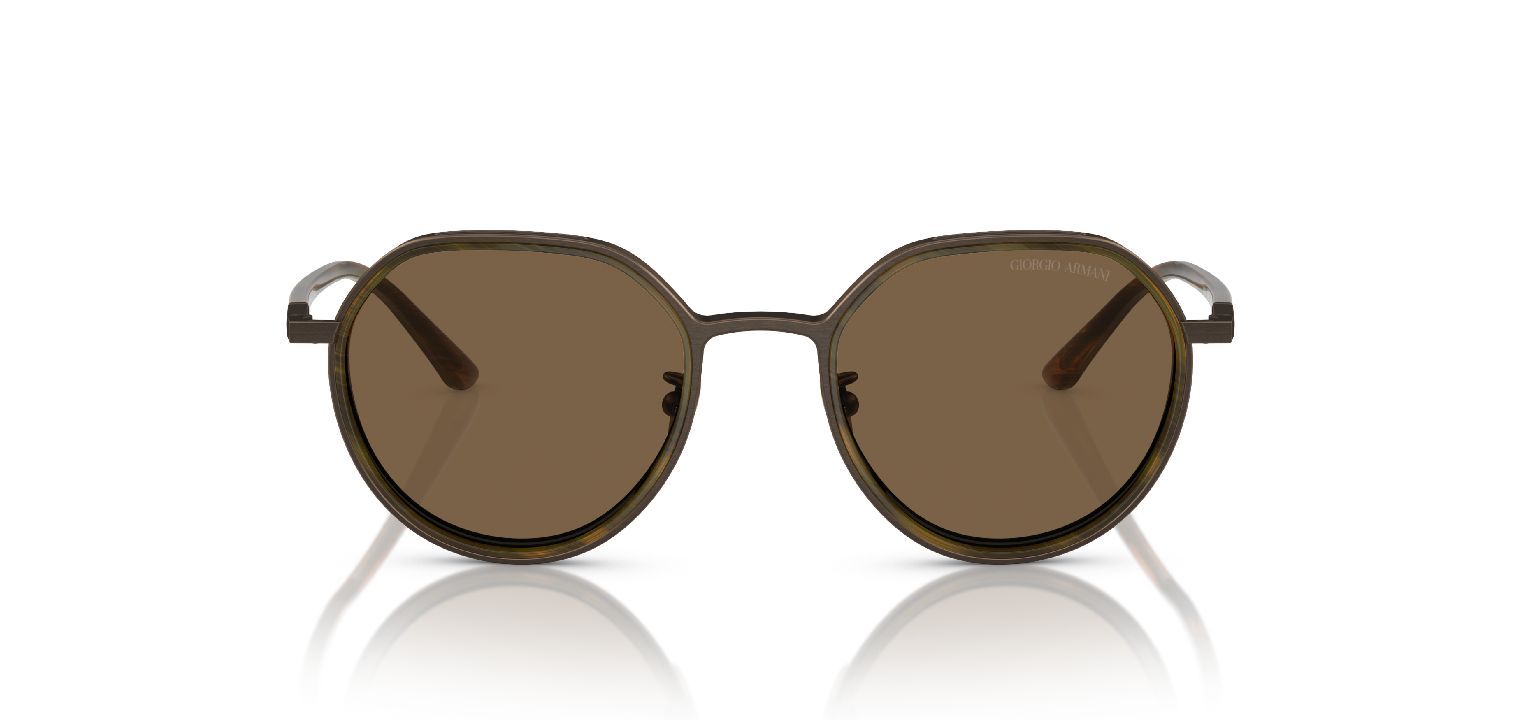 Giorgio Armani Rund Sonnenbrillen 0AR6144 Bronze für Herren