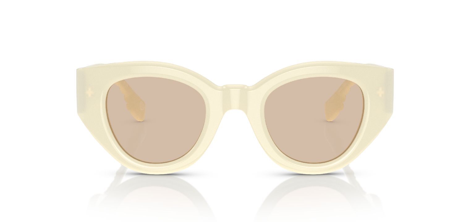 Burberry Rund Sonnenbrillen 0BE4390 Beige für Dame