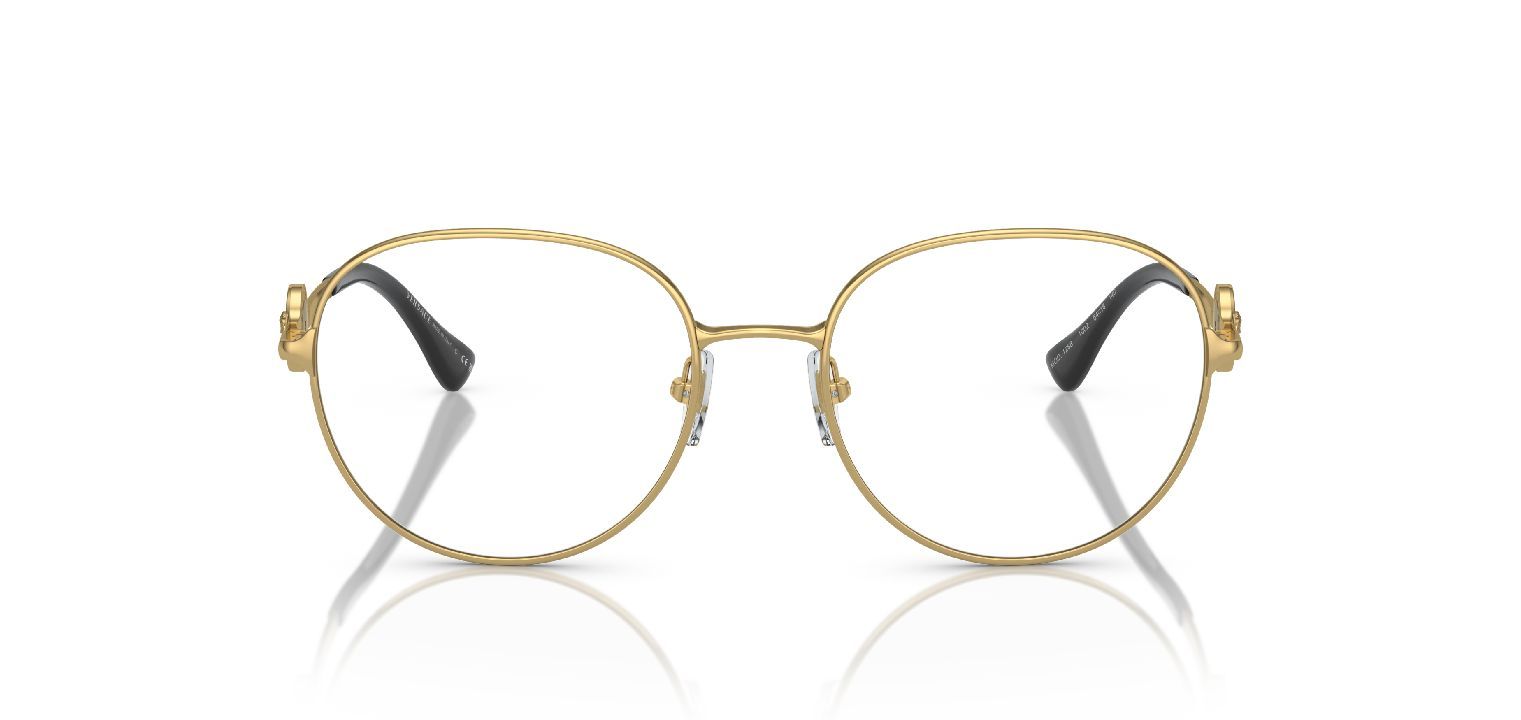 Versace Oval Brillen 0VE1288 Gold für Dame