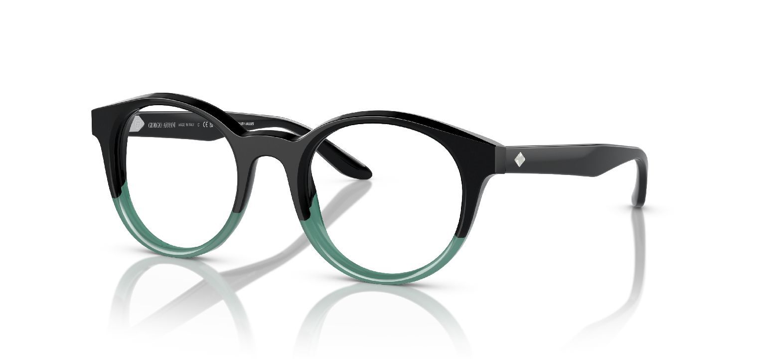Giorgio Armani Rund Brillen 0AR7239 Schwarz für Dame