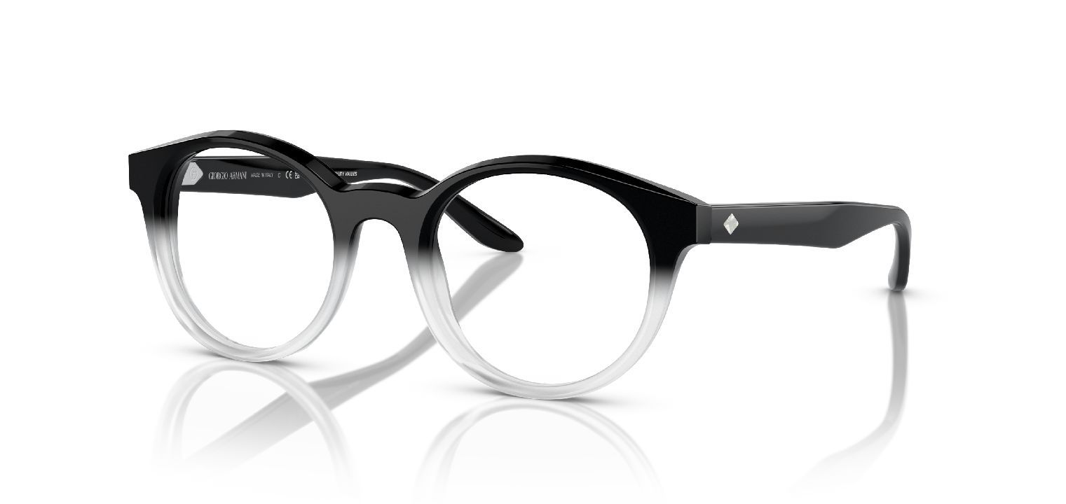 Giorgio Armani Rund Brillen 0AR7239 Schwarz für Dame
