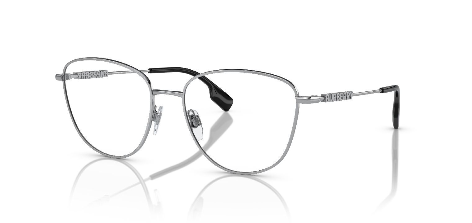 Lunettes de vue Burberry Ronde 0BE1376 Argenté pour Femme