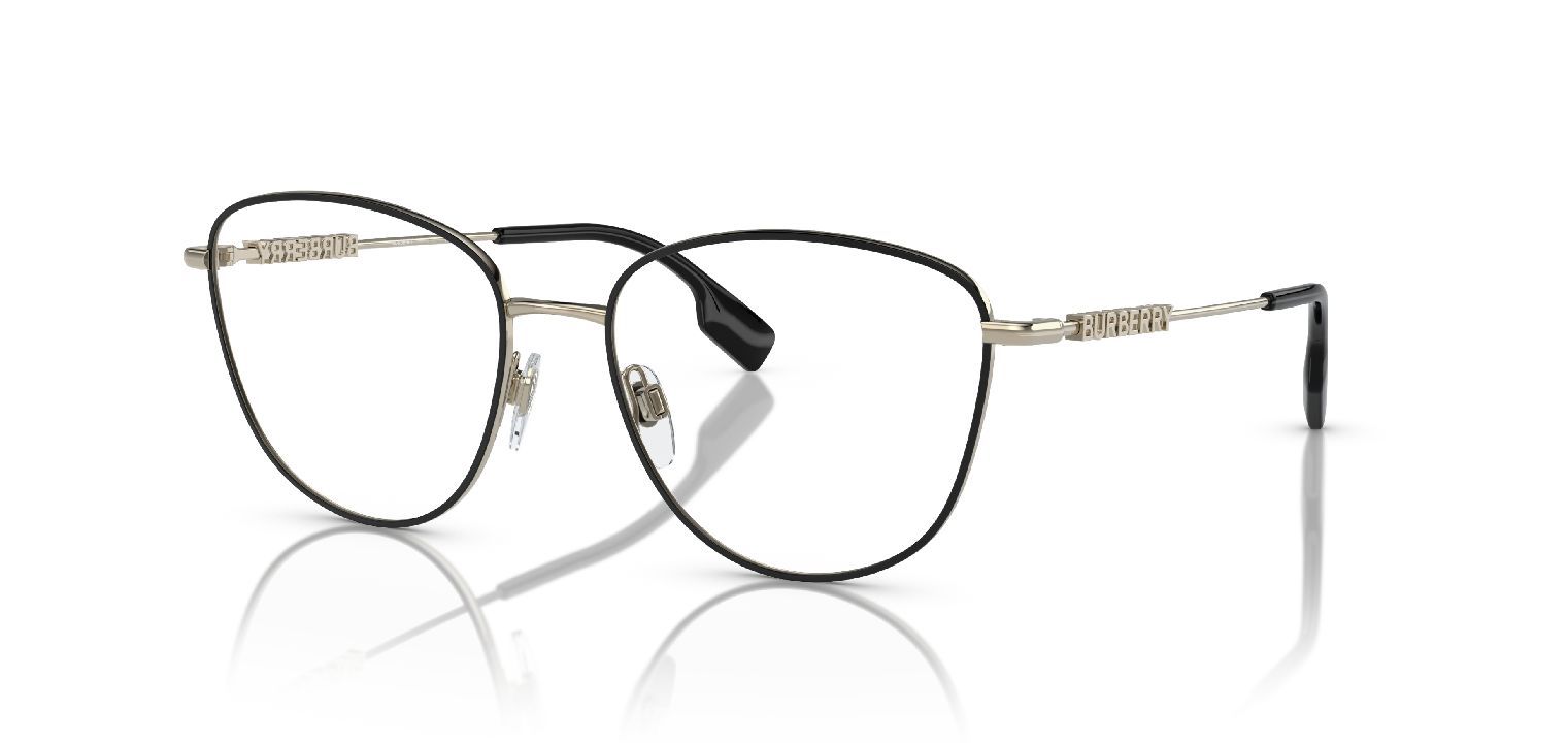 Lunettes de vue Burberry Ronde 0BE1376 Noir pour Femme