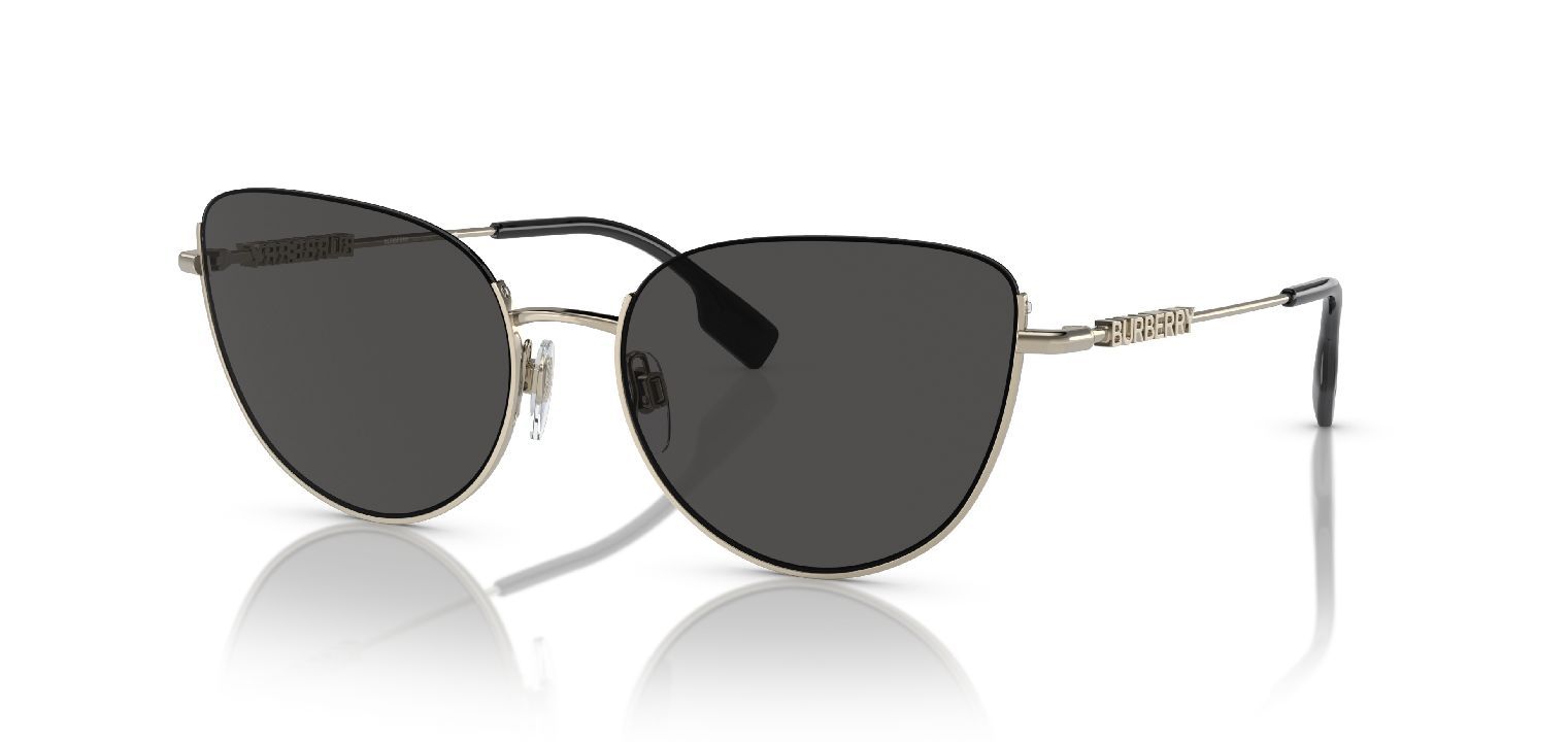 Burberry Schmetterling Sonnenbrillen 0BE3144 Gold für Damen