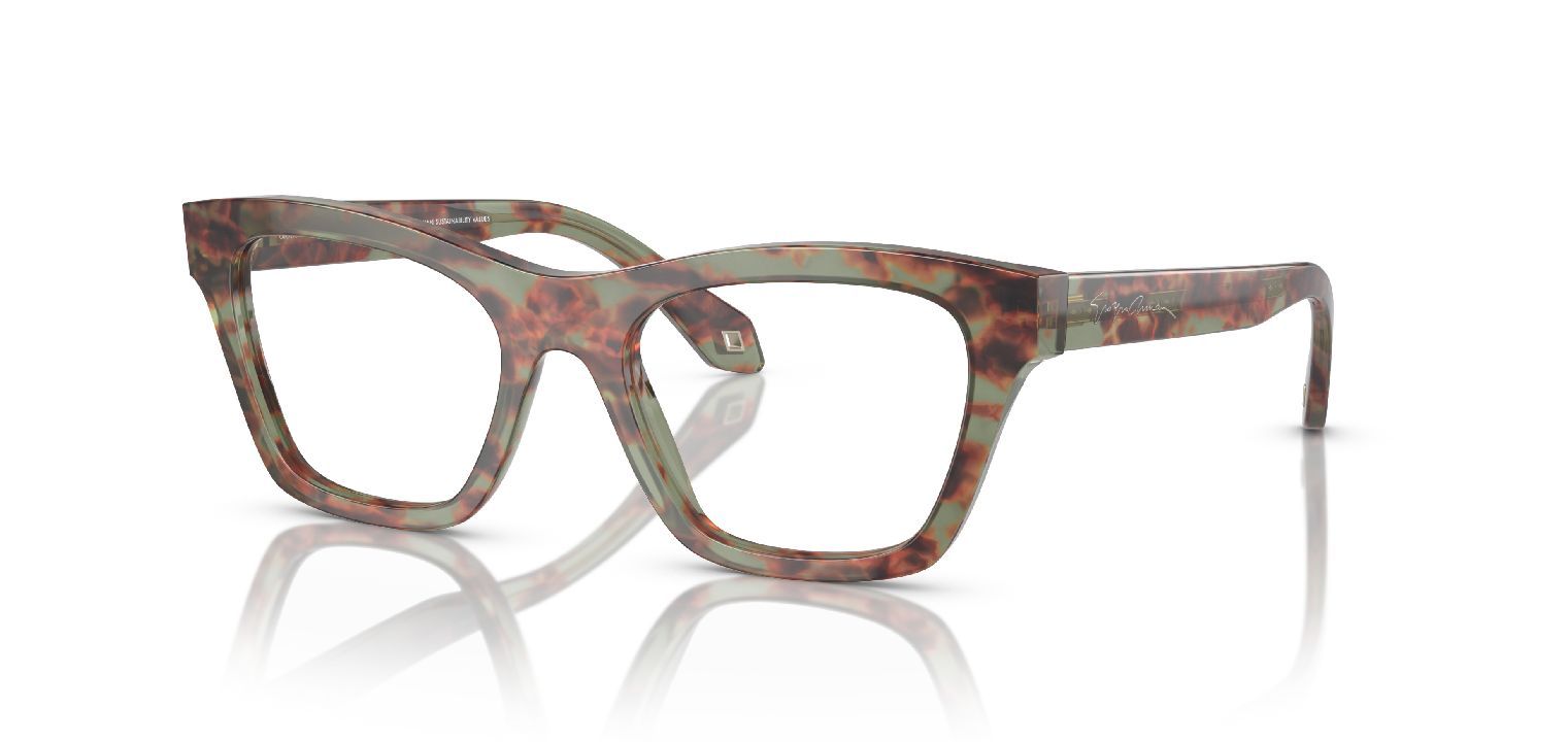 Armani cat eye glasses hotsell
